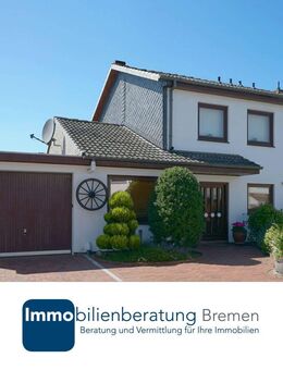 Charmante Doppelhaushälfte mit Garten und Garage - Weyhe
