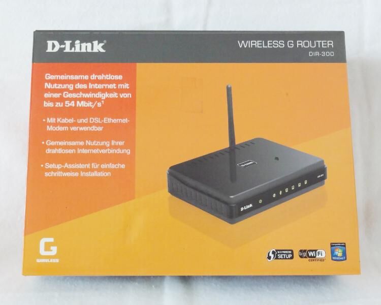 D-Link DIR-300 Wireless G Router - 4xLAN-Port - 10/100 Mbit/s - 2,4 GHz / OVP gebraucht kaufen  Andernach