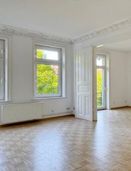 Nähe Stadtpark! 3 Zimmer-Altbauwohnung mit 2 Balkonen in Top-Lage von Hamburg Winterhude. - Hamburg