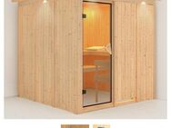 Karibu Sauna Rodin, BxTxH: 210 x 210 x 202 cm, 68 mm, (Set) ohne Ofen