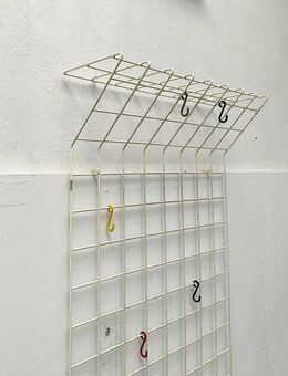 Mid Century Garderobe Coat Rack zu String Space Age 60er 70er 4 - Hamburg Hamburg-Nord