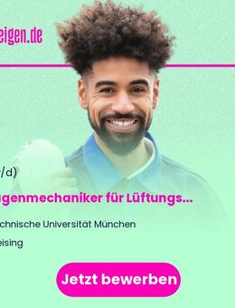 Anlagenmechaniker für Lüftungstechnik (m/w/d) - Freising