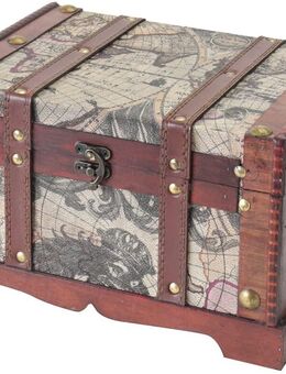 HMF Schatztruhe aus Holz Amerika Schatzkiste Holztruhe #6408-129 - Birkenfeld (Baden-Württemberg)
