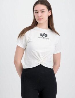 Alpha Industries Muscleshirt Alpha Industries Women - T-Shirts Knotted Crop T-Shirt Women