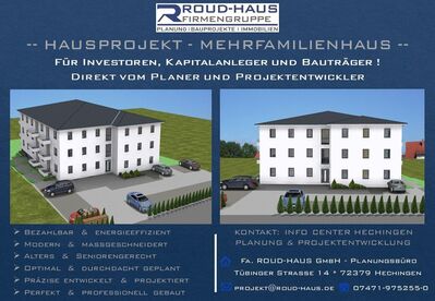 + EXKLUSIVES MEHRFAMILIENHAUS-PROJEKT! +