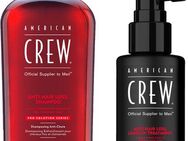 American Crew Haarpflege-Set Anti-Hair Loss 2 Step Set - Shampoo 250 ml + ATreatment 100 ml, Set, 2-tlg., Für Herren mit dünnem Haar, fördert Volumen und Kämmbarkeit.