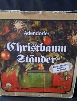 Adendorfer Christbaumständer Ø26cm, Grün, Keramik Einsatz Verzinkt Höhe 15cm - Essen