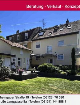 Schicke großzügige Doppelhaushälfte mit wunderschönem Garten in ruhiger Lage - Hattersheim (Main)