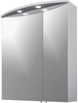 Schildmeyer Spiegelschrank Verona Breite 60 cm, 2-türig, 2 LED-Einbaustrahler, Schalter-/Steckdosenbox