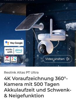 Reolink altas pt ultra plus Überwachungskamera - Melsungen