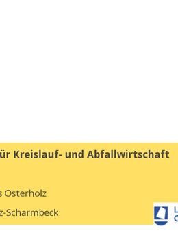 Fachkraft für Kreislauf- und Abfallwirtschaft (m/w/d) - Osterholz-Scharmbeck