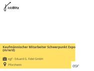 Kaufmännischer Mitarbeiter Schwerpunkt Export (m/w/d) - Pforzheim