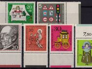 BRD: LOT mit 6 verschiedenen Briefmarken (Rand mit Bogenrandmarkierung), postfrisch - Brandenburg (Havel)