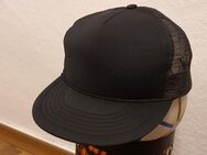 Trucker Basecap für Kinder - Schwarz - Druckverschluss - 5-Panel Cap - Berlin Reinickendorf