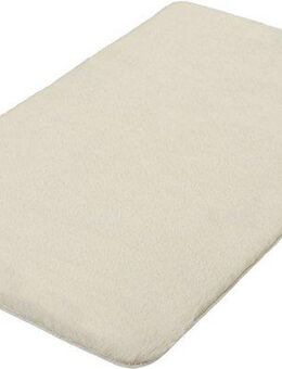 Kleine Wolke Badematte Cony, Höhe 25 mm, rutschhemmend beschichtet, fußbodenheizungsgeeignet, Polyester, rechteckig, Badteppich, Fell-Optik, Uni Farben, besonders weich & kuschelig