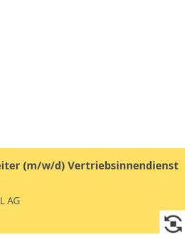 Sachbearbeiter (m/w/d) Vertriebsinnendienst - Mainz