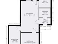 3-Raumwohnung mit Einbauküche und neuer Dusche - Fraureuth