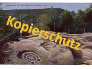 Alte Ansichtskarte „Hufeindruck auf der Roßtrappe“, gel. 1923 - Landsberg