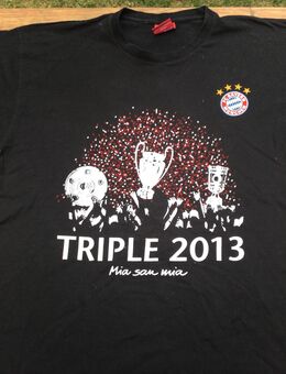 FC Bayern München Fußball Herren Shirt T-Shirt Triple 2013 Größe XL - Fulda