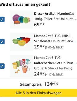 MamboCat blue 30-TLG Steingut - Hamburg