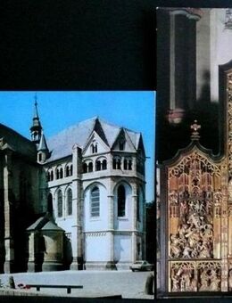 2 Ansichtskarten der Stiftskirche St. Martinus und St. Severus - Niederfischbach