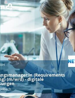 Anforderungsmanager:in (Requirements Engineering) (m/w/d) - digitale Kundenlösungen - Mönchengladbach