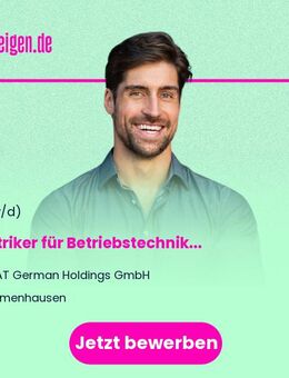 Elektriker für Betriebstechnik (m/w/d) - Immenhausen