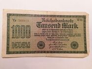 Reichsbanknoten 1919-22 Währung diverse Scheine uralt gut erhalte - Hamburg Wandsbek
