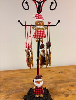 8 „Lebkuchen“ Weihnachtsanhänger 2 Designs - Hamburg