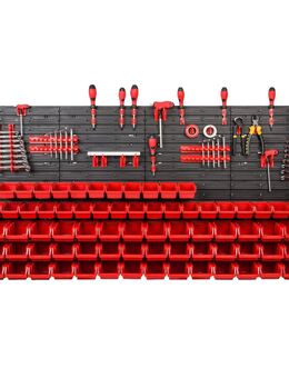 *BESTSELLER* Werkzeugwand Set Werkzeughaltern mit Lochwand Lagersystem Warkzeuglochwand Wandregal Werkstattregal Set Set236 - Wuppertal