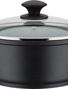 GSW Kochtopf Gourmet Granit, Aluminiumguss, mehrfache, langlebige VITAFLON®GRANIT Antihaft-Versiegelung, Induktion