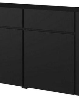 INOSIGN Kombikommode Metric,Breite 195 cm, grifflose Kommode 4 Türen/2 Schubkästen, Schubladenschrank mit viel Stauraum, Einlegeböden verstellbar