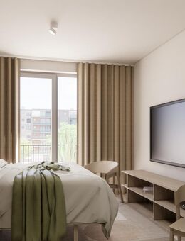 Möbliertes Studio Medium mit Gemeinschaftsflächen: Padelplatz, Fitness, Dachterrasse & mehr - Berlin