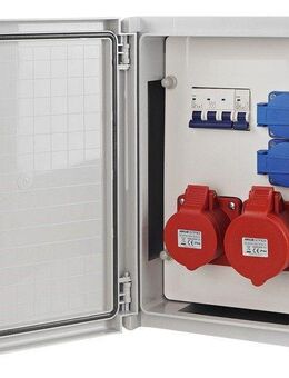 Schaltanlage Elektro-Wandverteiler 1x 16A / 1x 32A / 2x230V komplett Set Baustromverteiler - Wuppertal