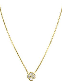 Purelei Kette mit Anhänger Schmuck Geschenk Cuore Kleeblatt, mit Zirkonia (synth)