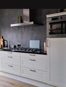 Landlichen Gerade Küche im Weib faber in 26831