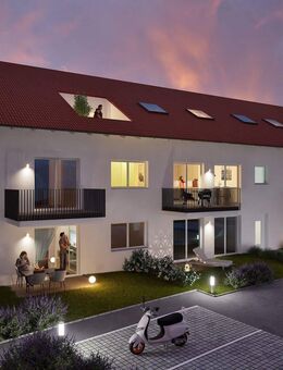 VERKAUFSSTART ! 2 Zimmerwohnung mit Gartenanteil Nr. 2, KfW 40 QNG zinsgünstige Darlehen und Steuervorteile. - Ellwangen (Jagst)