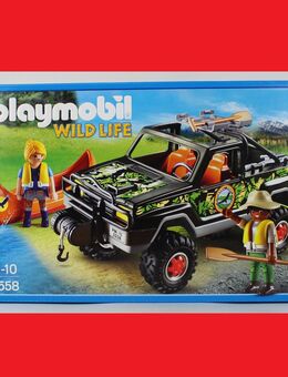 Playmobil 5558 Wild Life Abenteuer-Pickup Geländewagen mit Seilwinde Kanu Boot Fahrzeug NEU - Gaggenau