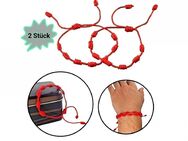 2 Stück Rotes Armband Geflochten Armreif Damen und Herren Armschmuck Modeschmuck 9,90 €* - Villingen-Schwenningen