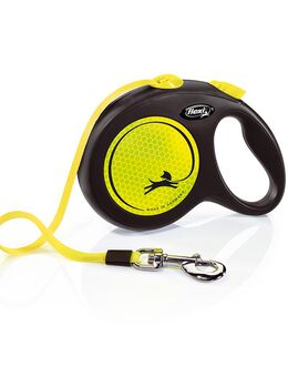 flexi New Neon Gurt-Leine, 5 m - Größe L: bis 50 kg