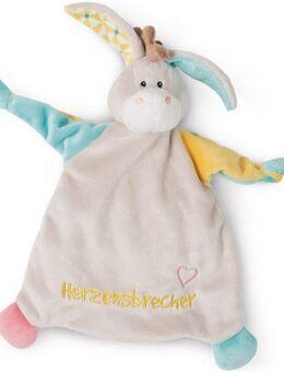 Nici Schmusetuch My First NICI Kollektion, Esel, Herzensbrecher, mit aufgestickten Augen