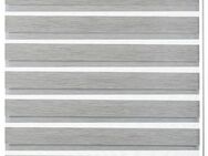 Doppelrollo de luxe, GARDINIA, halbtransparent, mit Bohren/ohne Bohren, freihängend, Klemm- oder Schraubmontage, hochwertiges Gesamtkonzept mit silbernen Metallkomponenten