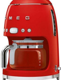 Smeg Filterkaffeemaschine DCF02RDEU, Permanentfilter 1x4