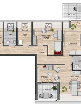 3-Zimmer Dachgeschosswohnung mit Balkon und Loggia - Ihre Eigentumswohnung oder Kapitalanlage! - Leverkusen