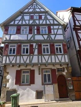 Gemütliches EG-Appartement im denkmalgeschützten Fachwerkhaus mitten in der Bietigheimer Innenstadt! - Bietigheim-Bissingen