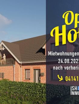 Steinkirchen - einziehen und wohlfühlen! Erstbezug: 4-Zi.-Wohnung mit Loggia - Steinkirchen (Niedersachsen)