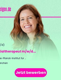 Spezialtherapeut (Ergo-, Kunst-, Kreativtherapie) m/w/d - München