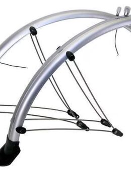 Neu! Fahrrad Schutzbleche "Set Vorne/Hinten", silber, 20-28 Zoll - Frankfurt (Main)