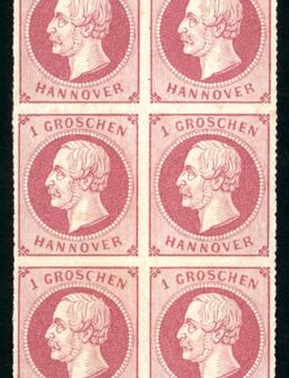 Hannover 1864 Altdeutschland Briefmarken 6er Block - Northeim