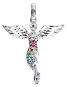 Engelsrufer Engelanhänger Bright like a diamond, ENGEL MIT STEIN, ERP-ANGEL, ERP-ANGEL-S-ZIM, mit Zirkonia (synth)